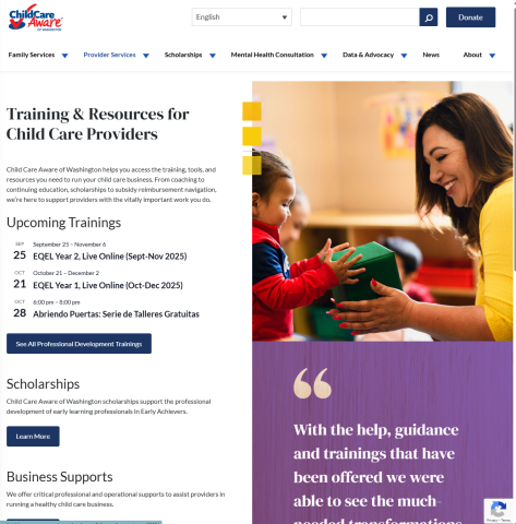 Child Care Aware Training