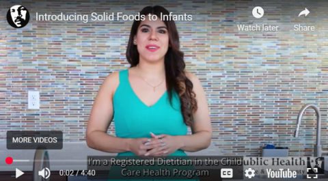 Vivi, Registered Dietitian in the Child Care Health Program