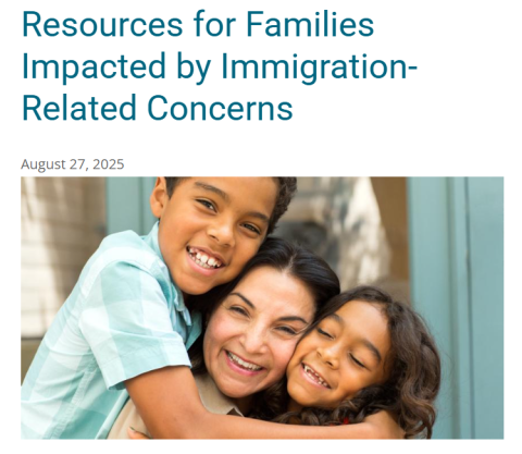 Resources for Families